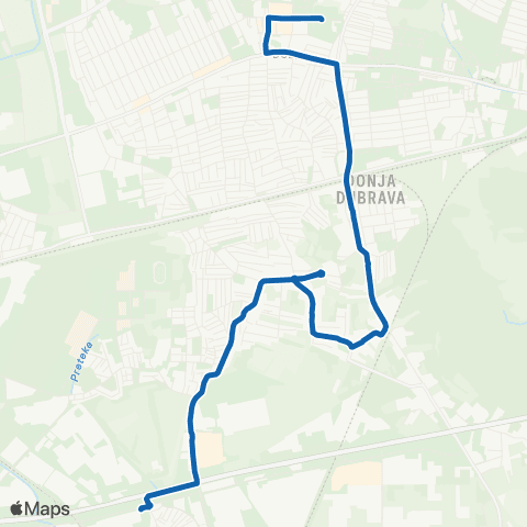 ZET Koled.-Trnava-K.Bok map