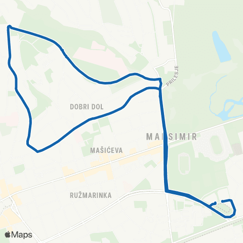 ZET Borongaj-Rebro-Boro. map
