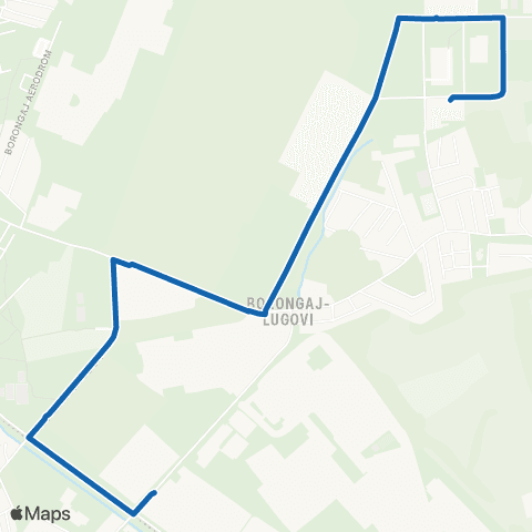 ZET Kampus-Čavićeva map