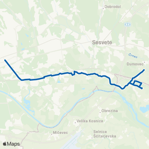 ZET Zg.(Kv.T.)-I.R.-Dum. map