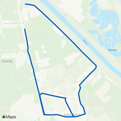 ZET Zapr.-Jakušev.-Zapr. map