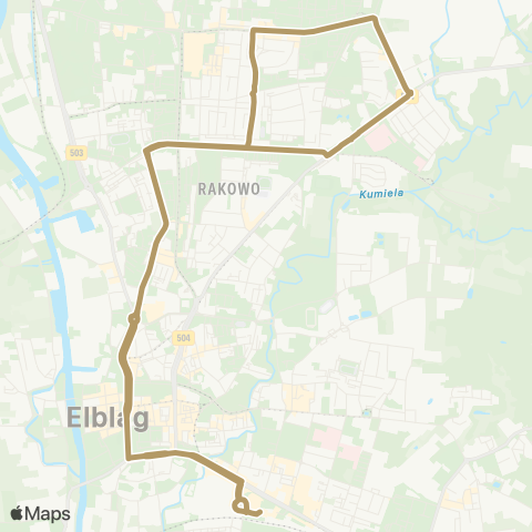 ZKM Elbląg Dworzec - Ogólna map