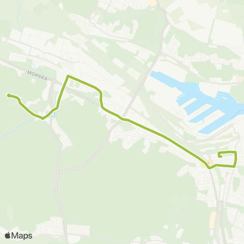 ZKM Gdynia 3 Maja - Hala - Pustki Cisowskie map