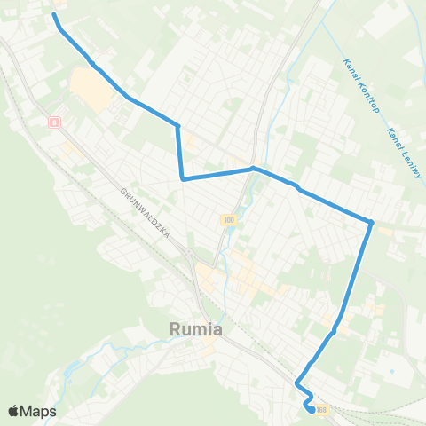 ZKM Gdynia Janowo SKM - Sobieskiego - Reda Bosmańska map