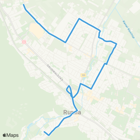 ZKM Gdynia Rumia Dworzec PKP - Reda Bosmańska map