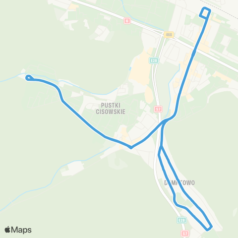 ZKM Gdynia Chylonia Dworzec PKP - Demptowo map