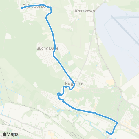 ZKM Gdynia Dębogórze - Słonecznikowa - Terminal Kontenerowy map