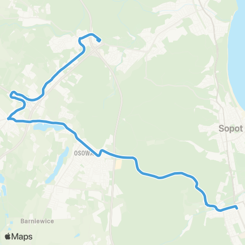 ZKM Gdynia Karwiny Nowowiczlińska - Oliwa map