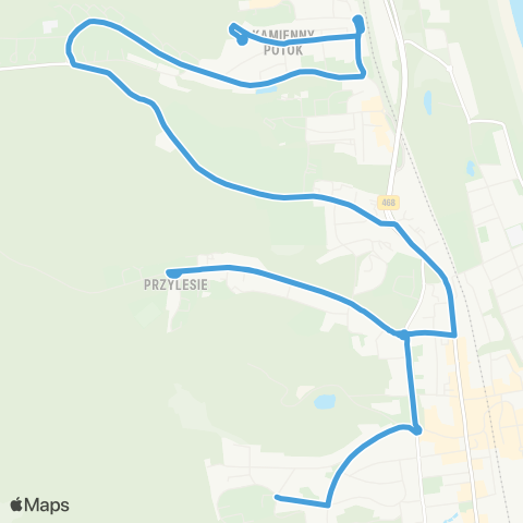 ZKM Gdynia Osiedle Mickiewicza - Kamienny Potok - Kościół map