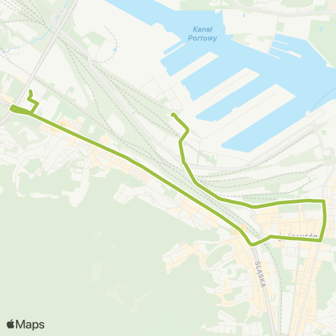 ZKM Gdynia Morska - Estakada - Stocznia Gdynia map