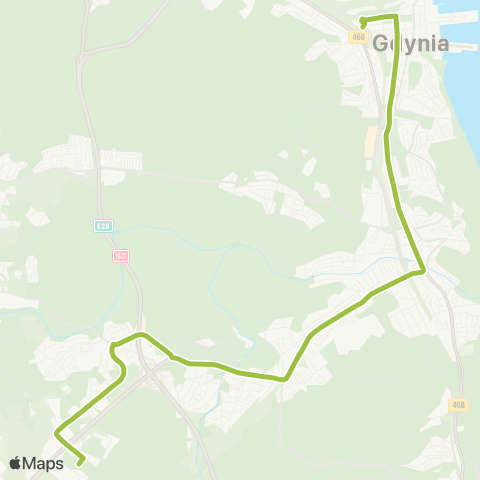 ZKM Gdynia ... - Gdynia Dworzec Gł. PKP map