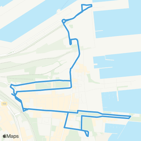 ZKM Gdynia Gdynia Dworzec Gł. PKP - Dworzec Morski - Muzeum Emigra map
