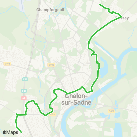 Zoom St-Rémy Taisey - Chalon H. de Chardonnet map