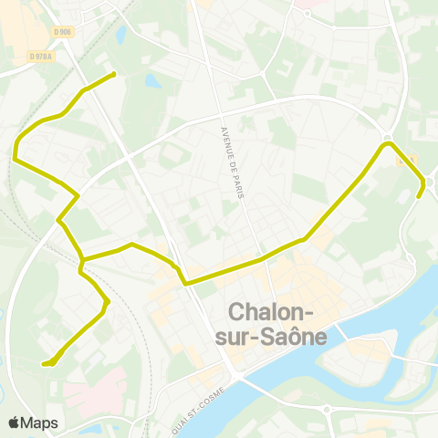 Zoom Navettes scolaires Pôle Colisée map