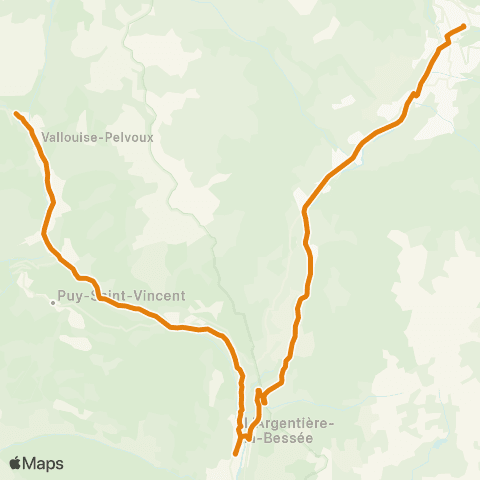 Zou - Réseau proximité Pelvoux-Vallouise-l'Argentiere-Briancon map