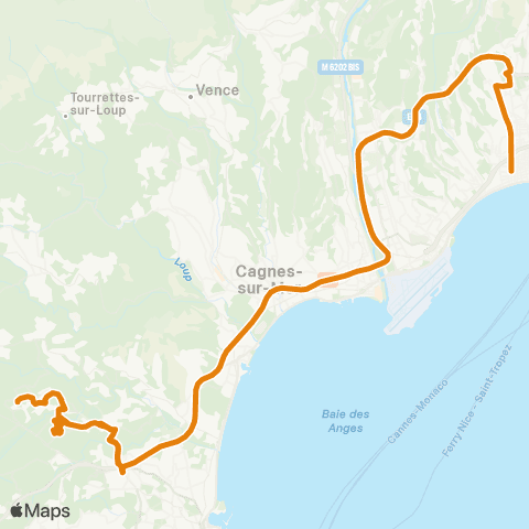 Zou - Réseau proximité Nice Alsace Lorraine - Gr Sophia map