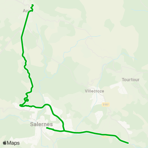 Zou - Réseau scolaire Villecroze - Aups map
