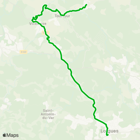 Zou - Réseau scolaire Tourtour - Lorgues map