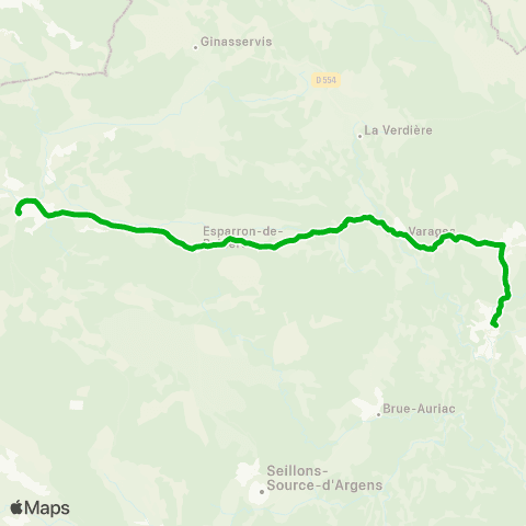 Zou - Réseau scolaire Rians - Barjols map