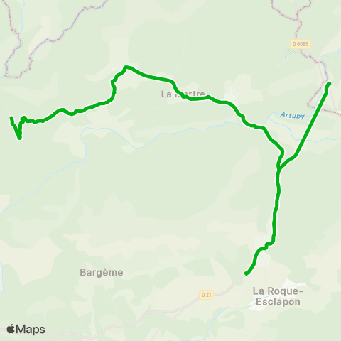 Zou - Réseau scolaire Brenon - la Bastide map