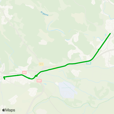 Zou - Réseau scolaire Vidauban - le Luc map