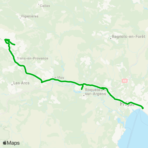Zou - Réseau scolaire Draguignan - St Raphael map