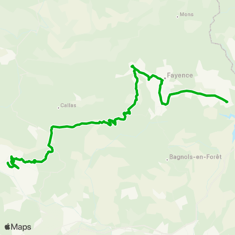 Zou - Réseau scolaire Montauroux - Draguignan map