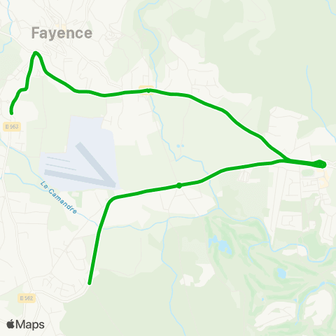 Zou - Réseau scolaire Tourrettes - Fayence map
