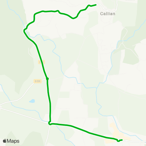 Zou - Réseau scolaire Callian - Callian map