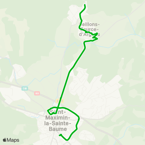Zou - Réseau scolaire Seillons - Saint Maximin map