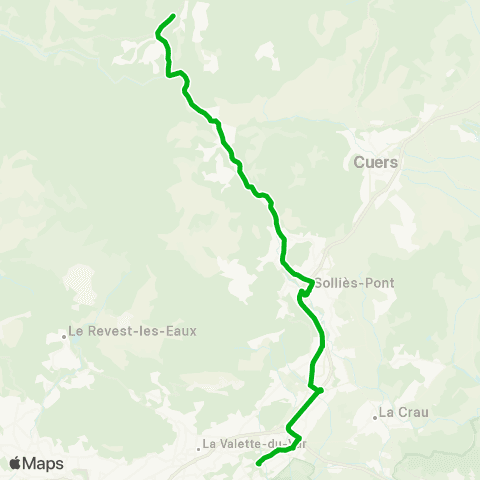 Zou - Réseau scolaire Meounes - la Garde map