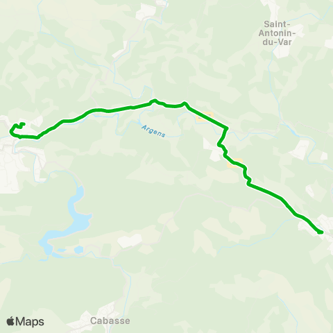 Zou - Réseau scolaire Le Thoronet - Carces map