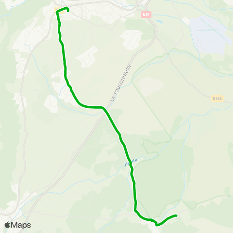 Zou - Réseau scolaire Les Mayons - le Luc map