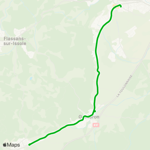 Zou - Réseau scolaire Pignans - le Luc map