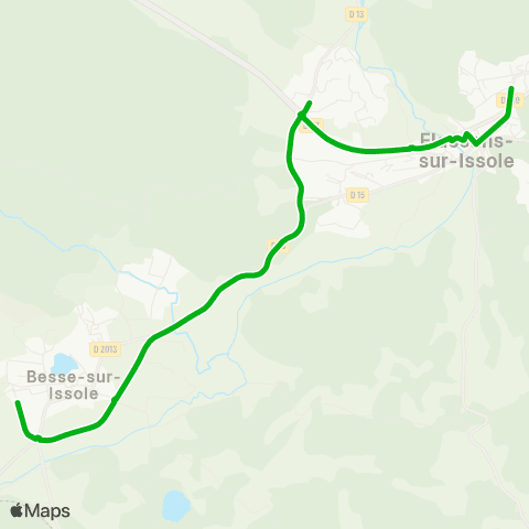 Zou - Réseau scolaire Flassans sur Issole - Besse sur Issole map
