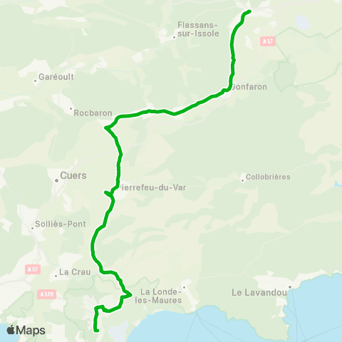 Zou - Réseau scolaire Draguignan - Hyeres map