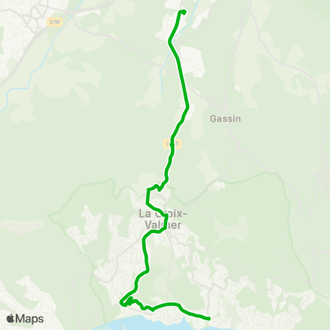 Zou - Réseau scolaire La Croix Valmer - Gassin map