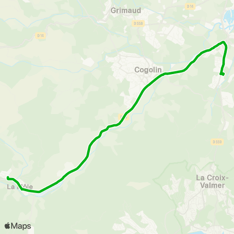 Zou - Réseau scolaire La Mole - Gassin map