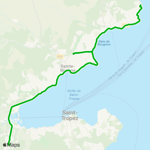 Zou - Réseau scolaire Roquebrune - Gassin map