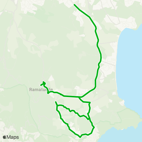 Zou - Réseau scolaire Saint Tropez - Ramatuelle map