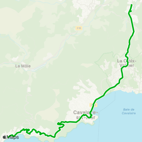 Zou - Réseau scolaire Le Rayol Canadel - Gassin map