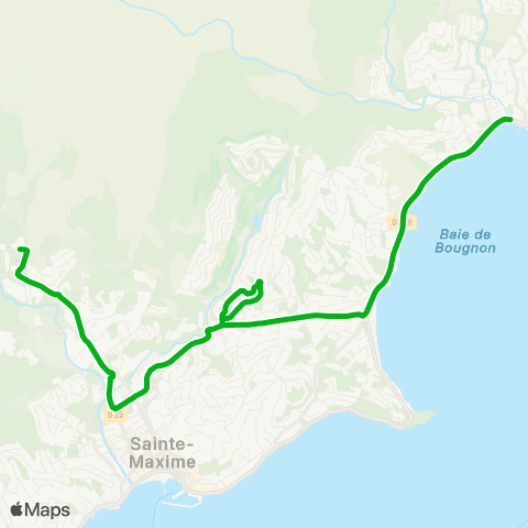 Zou - Réseau scolaire Roquebrune - Sainte Maxime map