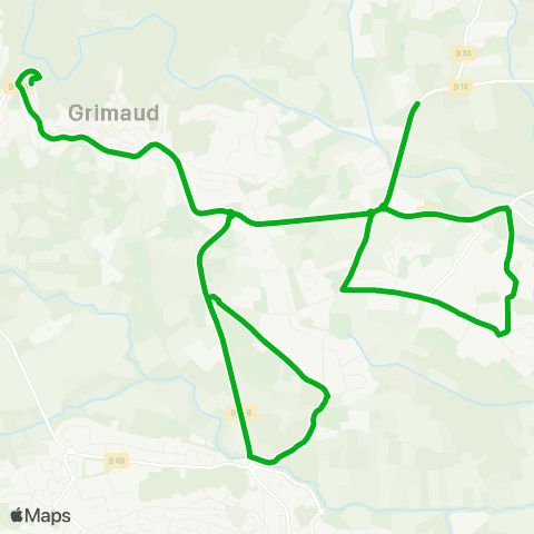Zou - Réseau scolaire Grimaud - Grimaud map