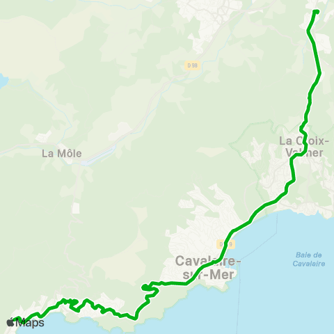 Zou - Réseau scolaire Le Rayol Canadel - Gassin map