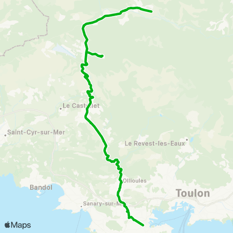 Zou - Réseau scolaire Signes - la Seyne map
