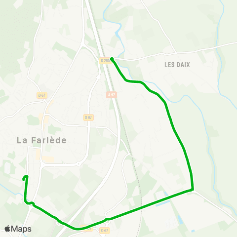 Zou - Réseau scolaire Sollies Ville - la Farlede map