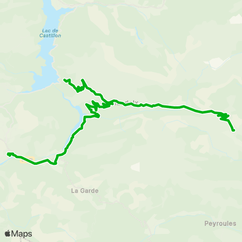 Zou - Réseau scolaire Soleilhas - Castellane map
