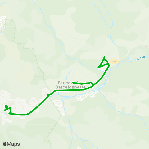 Zou - Réseau scolaire Faucon - Barcelonnette map