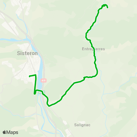 Zou - Réseau scolaire Entrepierres - Sisteron map