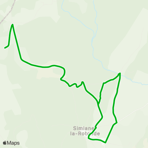 Zou - Réseau scolaire Simiane la Rotonde - École map